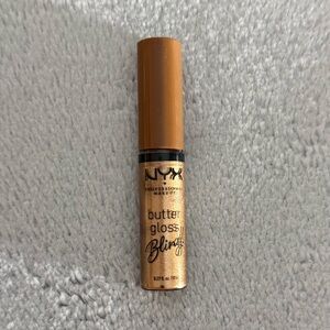 5/$25 🎆 NEW NYX Professional Makeup Butter Gloss Bling Lip Gloss: Pay Me In Gold